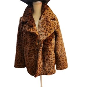 Plush Brown Teddy Jacket with Oversized Silhouette
